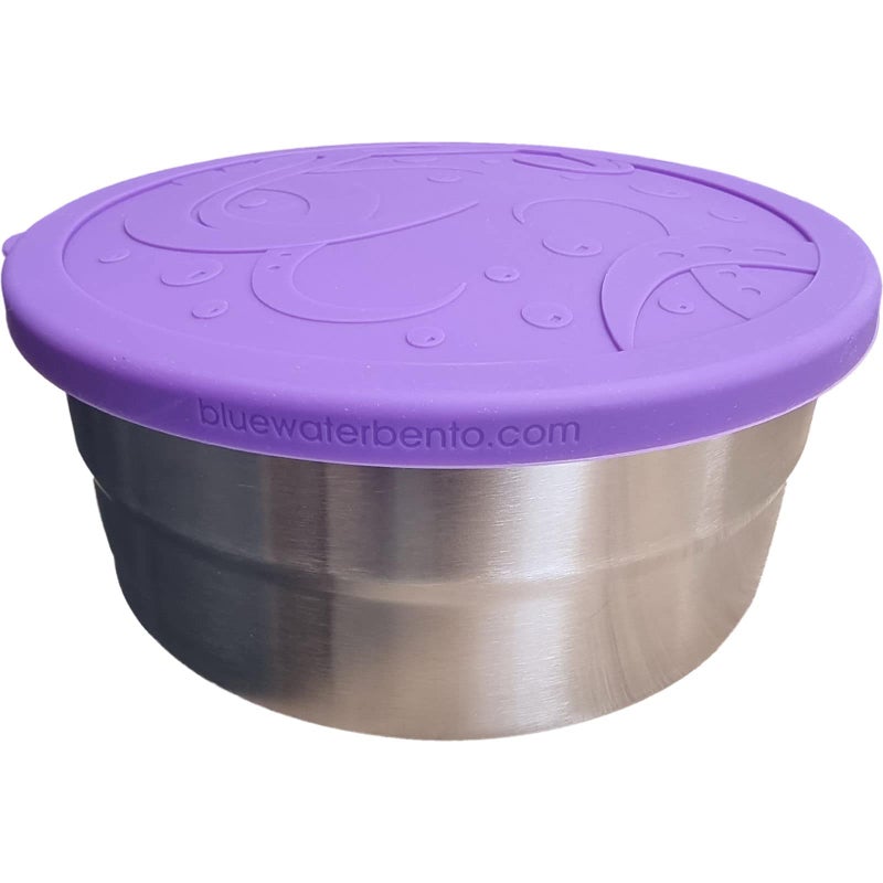 ECOlunchbox Seal Cup Jumbo â€“ 48 oz Leak-Proof Stainless Steel Container with Tentacle-Pattern Silicone Lid (Plastic-Free, Dishwasher & Oven Safe) - Image 1